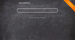 Desktop Screenshot of frag-anabella.de