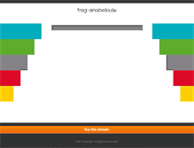 Tablet Screenshot of frag-anabella.de